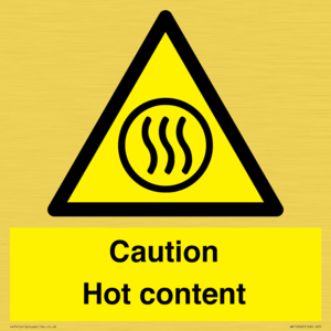 Caution Hot content